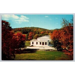 Postcard Massachusetts Williamstown Sterling Francine Clark Art Institute c1960s